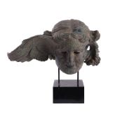 AFTER THE ANTIQUE, A SIMULATED VERDIGRIS PATINATED BRONZED RESIN MODEL OF HYPNOS