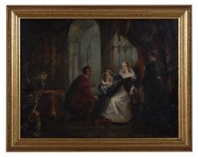 ANN BEAUMONT (BRITISH 1798 - 1866), MARY QUEEN OF SCOTS IN AUDIENCE