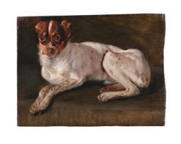 FOLLOWER OF SIR EDWIN LANDSEER, STUDY OF A HOUNDLET