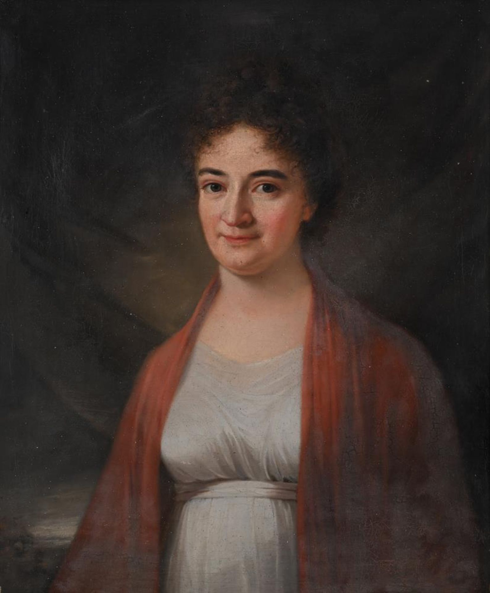 SWEDISH SCHOOL (EARLY 19TH CENTURY), PORTRAIT OF A LADY - Bild 2 aus 3