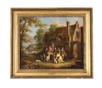 HENRY REDMORE BIGG (BRITISH 1755-1828), HUNTSMAN OUTSIDE AN INN