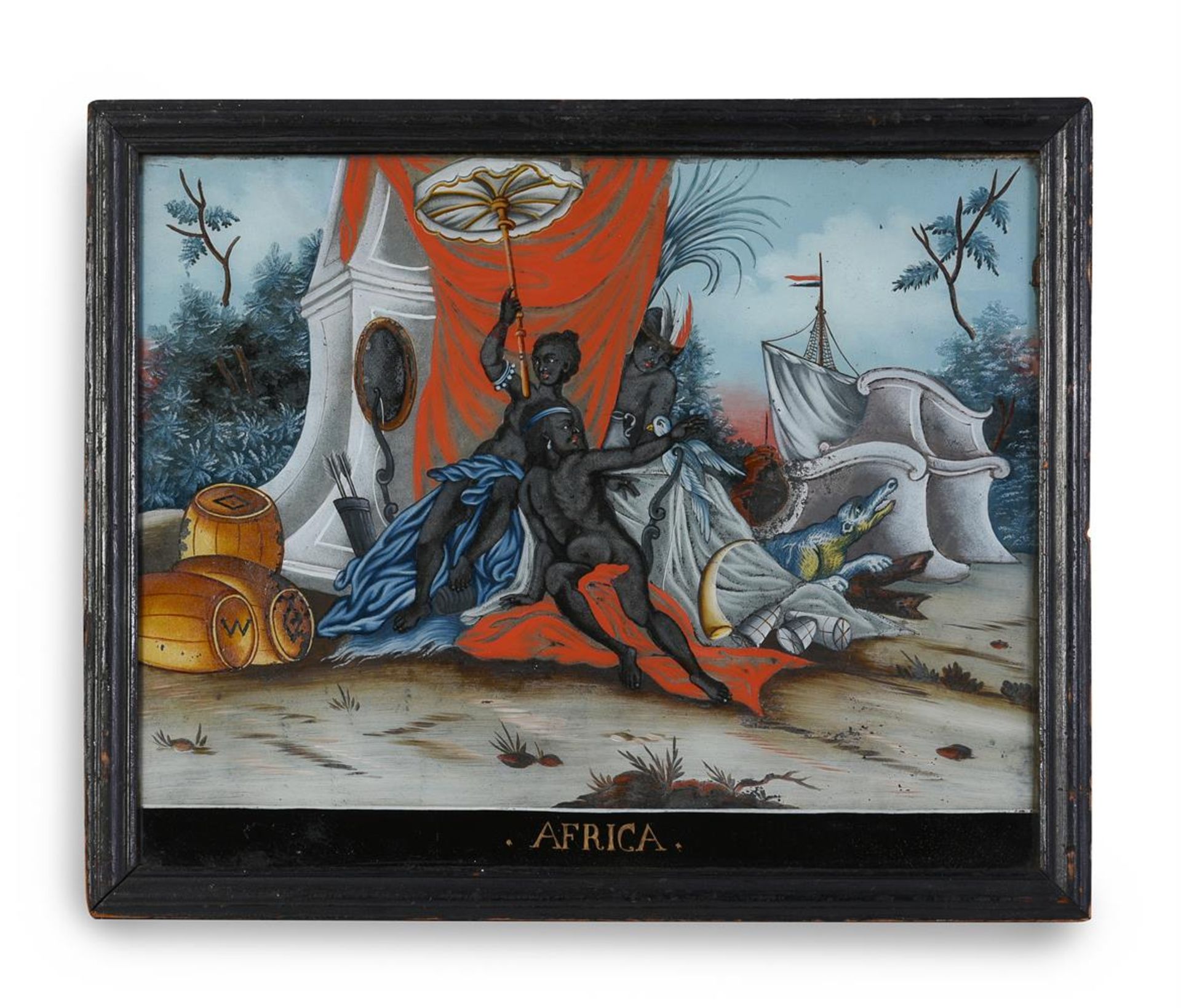 ENGLISH SCHOOL (LATE 18TH CENTURY), ALLEGORY OF 'AFRICA'