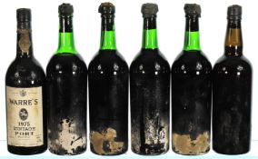 NV Mixed Lot of Vintage Port from 1960s/1970s