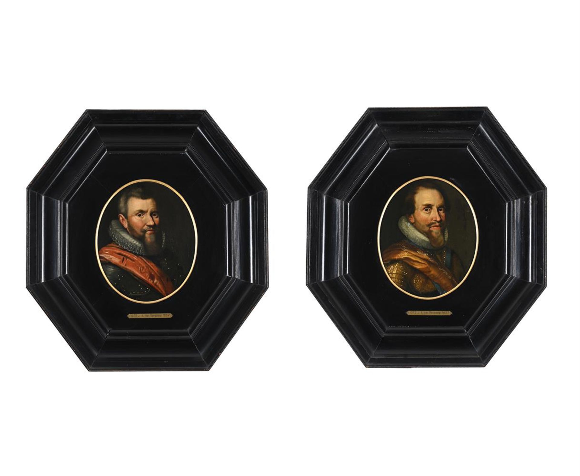 FOLLOWER OF JAN ANTHONISZ VAN RAVESTEYN, PAIR OF PORTRAITS