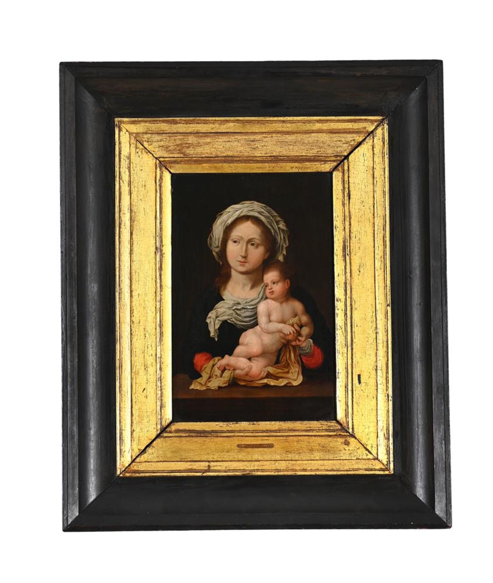 CIRCLE OF RICHARD VAN ORLEY (DUTCH 1663-1732), THE VIRGIN AND CHILD - Image 2 of 3