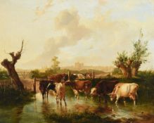THOMAS SIDNEY COOPER (BRITISH 1803-1902), LANDSCAPE AND CATTLE (3)