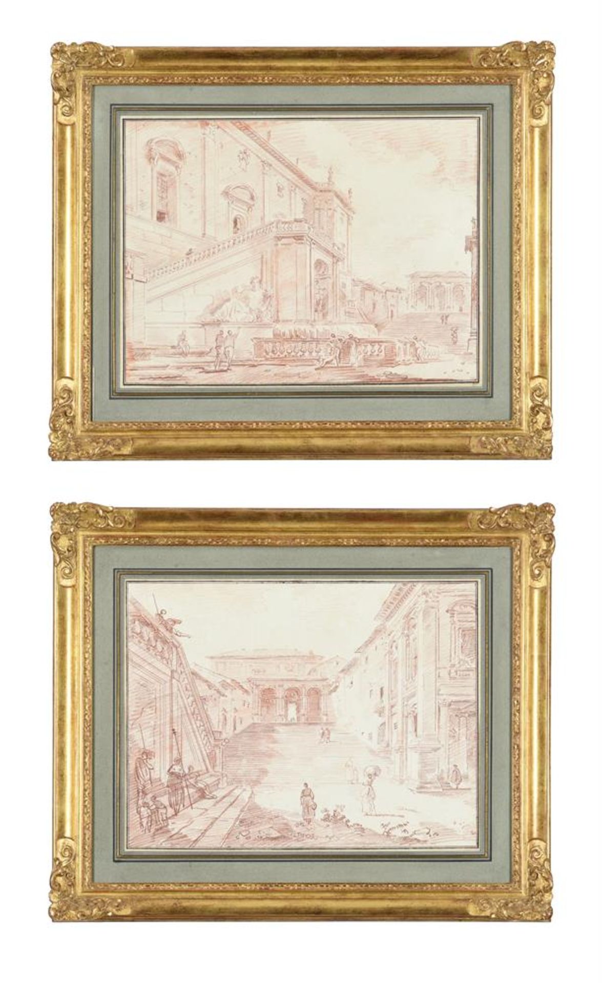 PIERRE-JOSEPH ANTOINE (FRENCH 1730-1814), TWO ROMAN VIEWS - Image 3 of 4