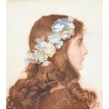 GEORGE LAWRENCE BULLEID (BRITISH 1858-1933), A WREATH OF HEPATICA