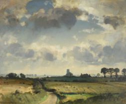 λ SIR JOHN ALFRED ARNESBY BROWN (BRITISH 1866 - 1955), THE LANE, TOFT MONKS CHURCH