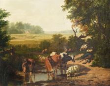 JAN BAPTIST KOBELL (DUTCH 1778-1814), MIDDAY REST