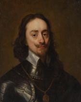 CIRCLE OF SIR ANTHONY VAN DYCK, PORTRAIT OF KING CHARLES I (1600-1649)