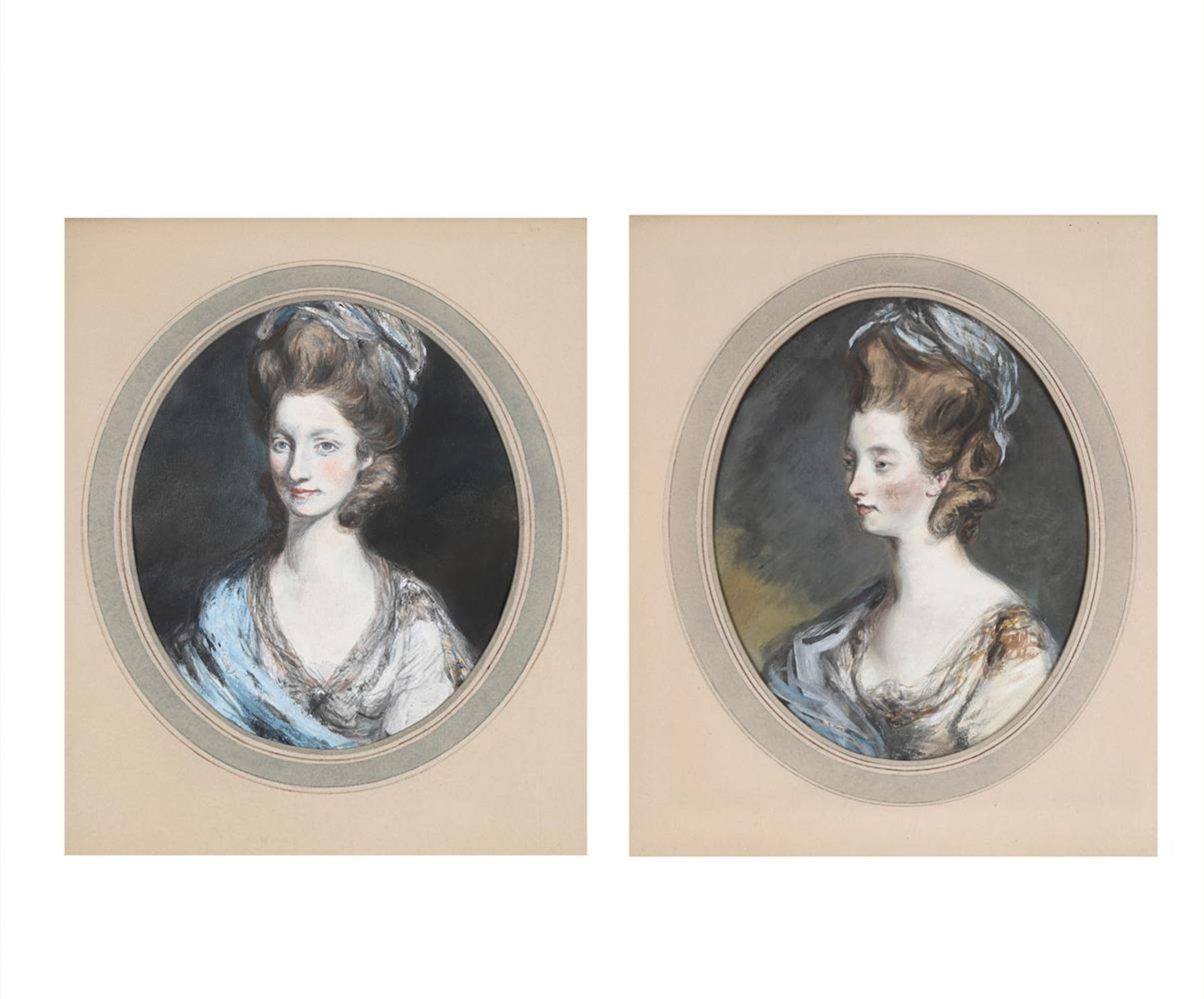 DANIEL GARDNER (BRITISH 1750-1805), A PAIR OF PASTEL PORTRAITS