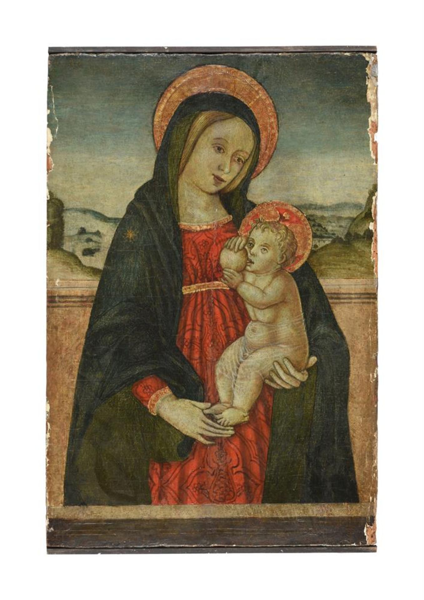 MANNER OF SANDRO BOTTICELLI, MADONNA LACTANS - Image 2 of 5