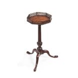 A FINE GEORGE III MAHOGANY KETTLE, STAND CIRCA 1760