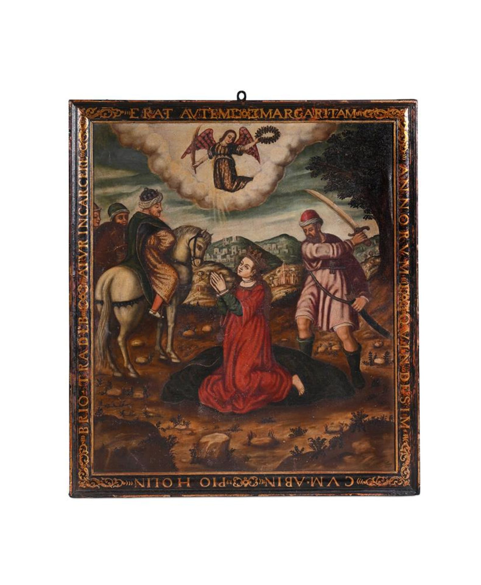 SOUTH AMERICAN SCHOOL (LATE 18TH CENTURY), THE BEHEADING OF SAINT DYMPHNA