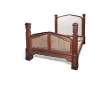 THE SCONE PALACE GOTHIC BED, A GOTHIC REVIVAL OAK DOUBLE BED FRAME DESIGNED BY WILLIAM ATKINSON