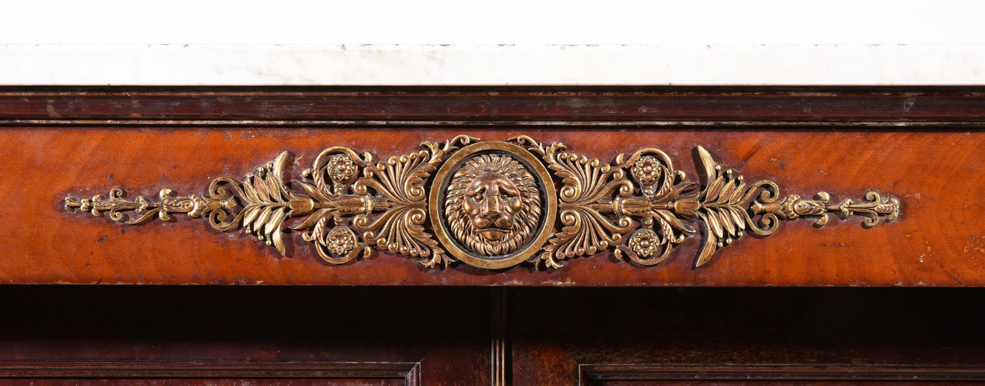 AN EMPIRE MAHOGANY AND ORMOLU MOUNTED SIDE CABINET, STAMPED 'JACOB D. RUE MESLEÉ' - Bild 2 aus 5