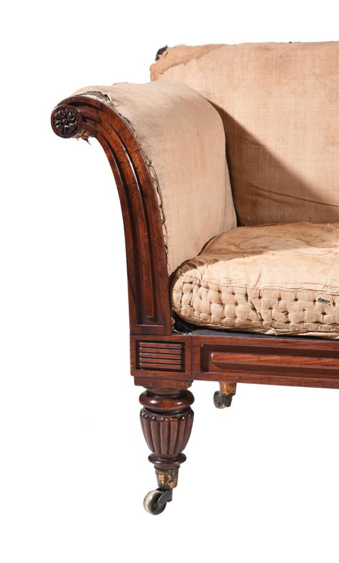 Y A REGENCY ROSEWOOD SOFAIN THE MANNER OF GILLOWS, CIRCA 1820 - Image 2 of 3