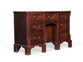 AN UNUSUAL GEORGE III MAHOGANY 'SHIP'S DESK', CIRCA 1780