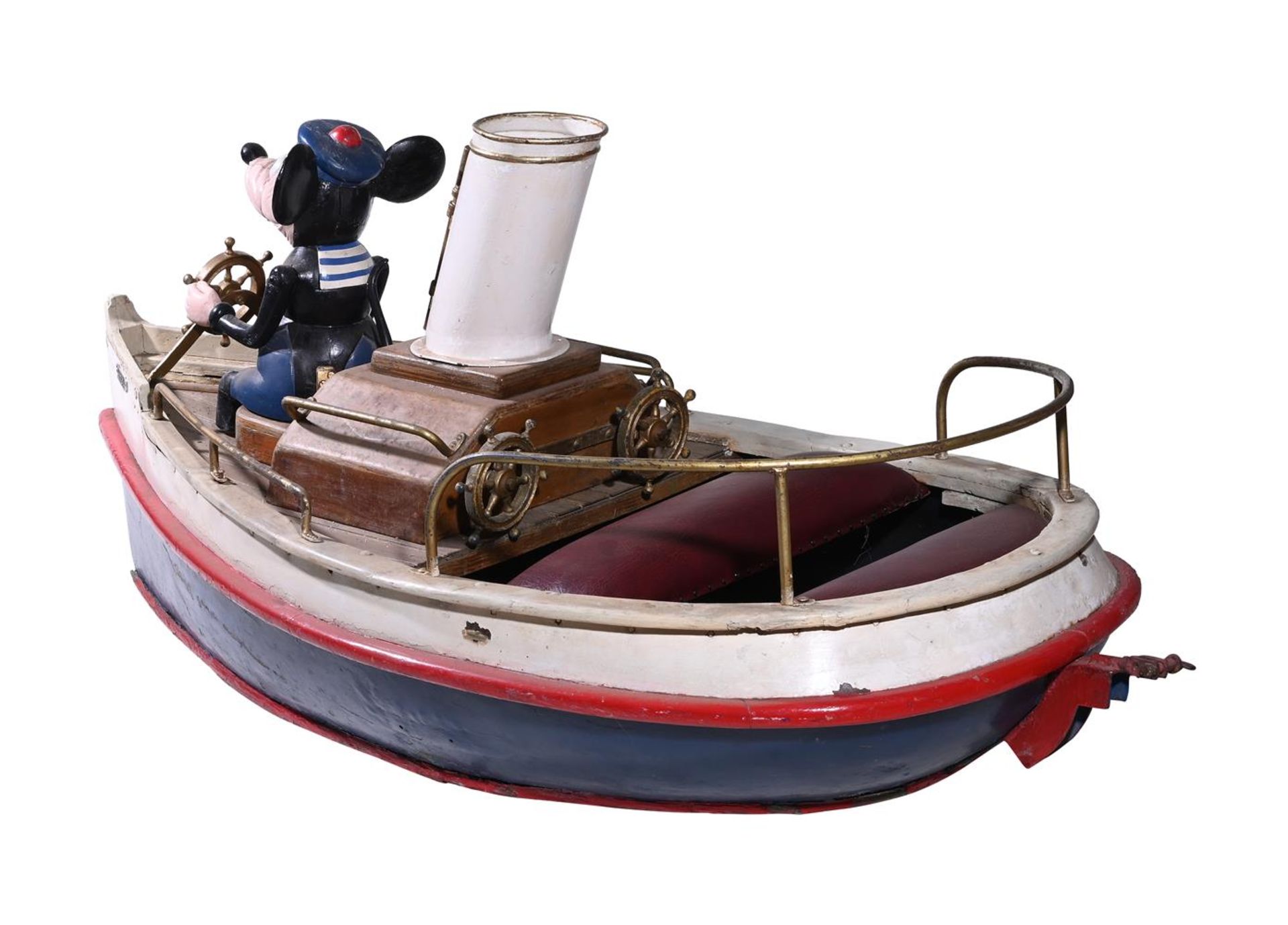 A RARE 'STEAM BOAT WILLIE' FAIRGROUND RIDE BOAT, CIRCA 1930 - Image 4 of 4