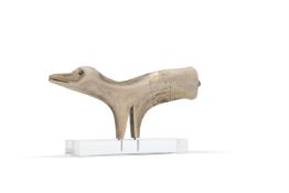 AN INUIT ANTLER CARVING, PROBABLY EARLY 20TH CENTURY
