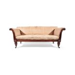 Y A REGENCY ROSEWOOD SOFAIN THE MANNER OF GILLOWS, CIRCA 1820