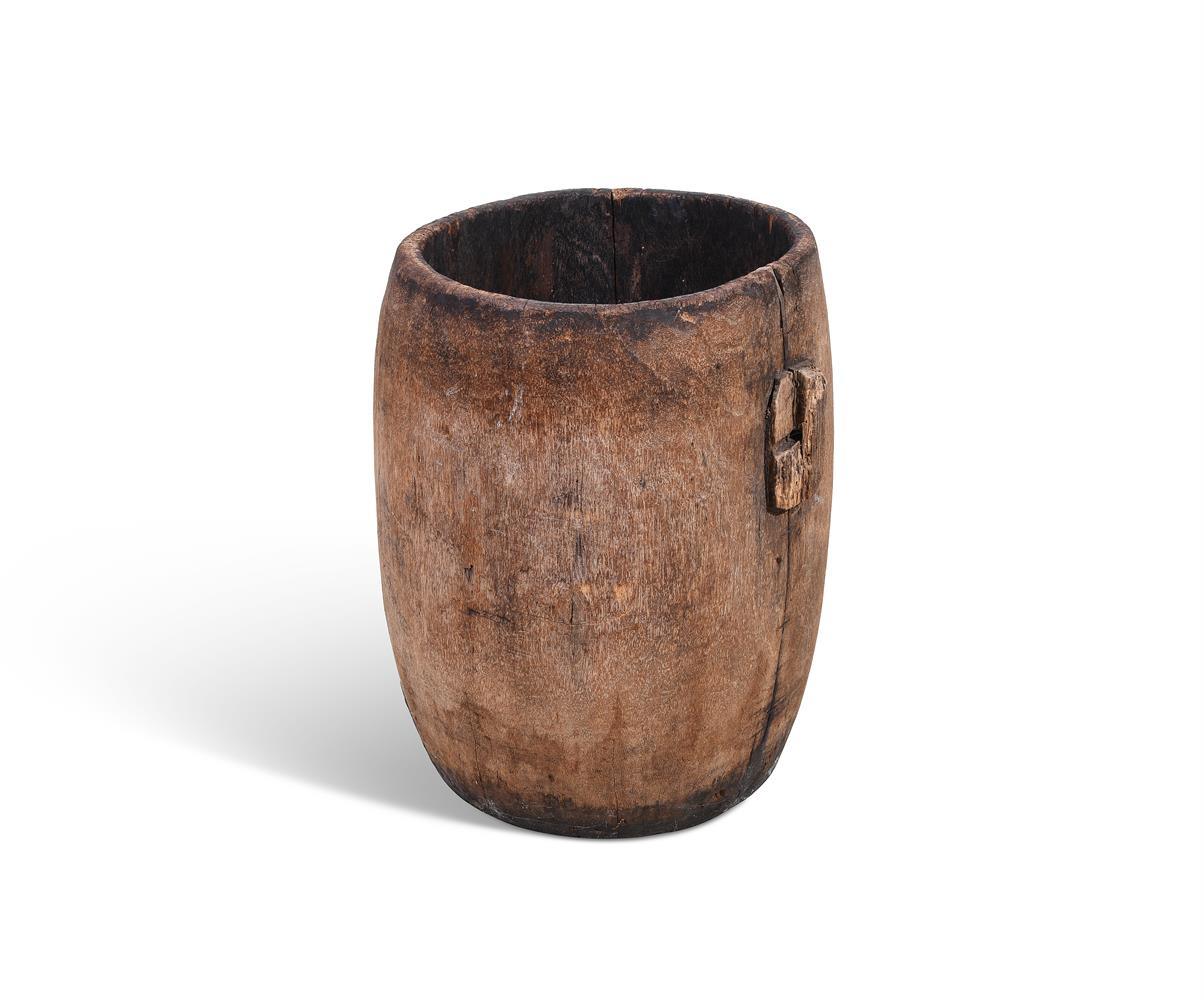 A LARGE PALMWOOD PLANTER OR LOG BIN, LATE 19TH OR EARLY 20TH CENTURY - Image 2 of 4