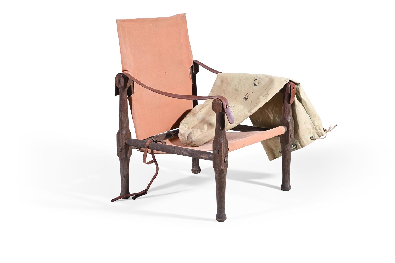 A PAIR OF 'ROORKHEE' CAMPAIGN CHAIRS, EARLY 20TH CENTURY - Image 2 of 6