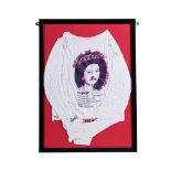 VIVIENNE WESTWOOD AND THE SEX PISTOLS, AN ORIGINAL 'GOD SAVE THE QUEEN' MUSLIN