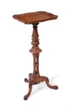 A VICTORIAN SATINWOOD TRIPOD OCCASIONAL TABLE, ATTRIBUTED TO GILLOWS, CIRCA 1860