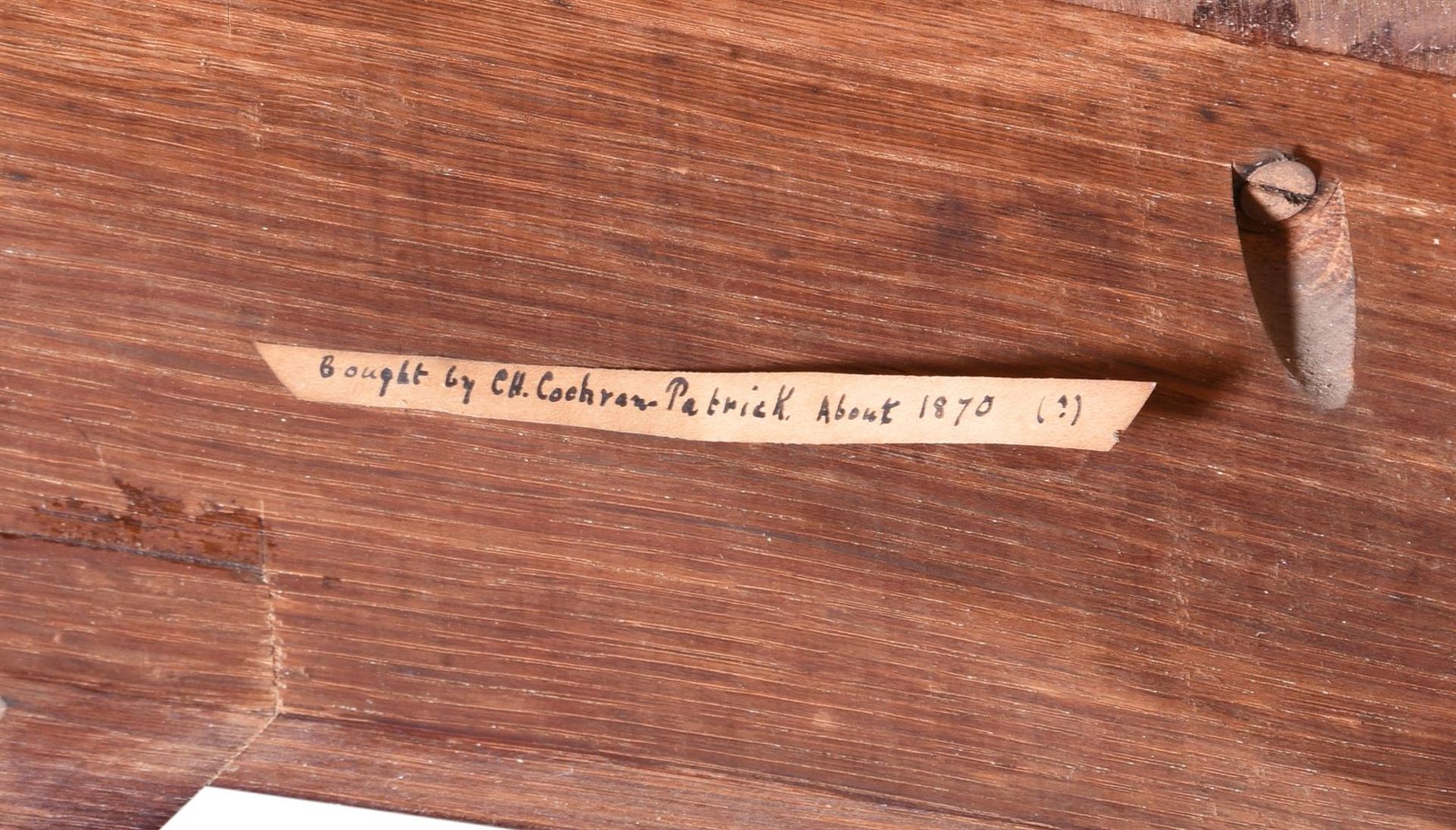 A VICTORIAN OAK FOLDING TRE-FOIL TABLE, MANNER OF GILLOW & CO, CIRCA 1870 - Bild 5 aus 5