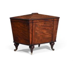 A REGENCY MAHOGANY WINE COOLER IN THE MANNER OF CHARLES HEATHCOTE TATHAM