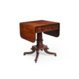 A GEORGE IV MAHOGANY OCCASIONAL OR 'END' TABLE IN THE MANNER OF WILLIAM TROTTER, CIRCA 1825