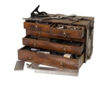 A RARE SPITFIRE ENGINEERS TOOL CHEST, VICKERS ARMSTRONG LIMITED, SUPERMARINE WORKS, CIRCA 1940-1943