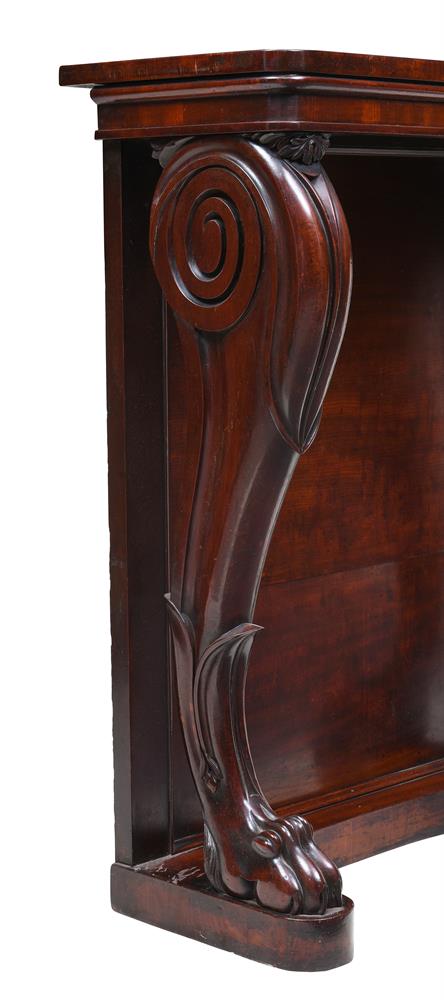 A WILLIAM IV MAHOGANY CONSOLE TABLE, CIRCA 1835 - Image 2 of 3