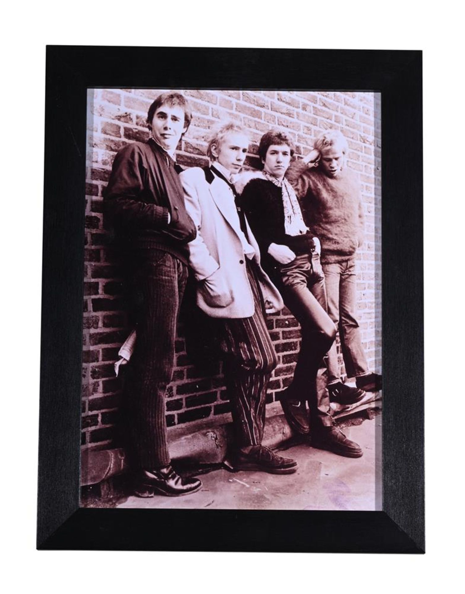 A GROUP OF FIVE ROCK AND ROLL MEMORABILIA FRAMED PHOTOGRAPHS OF RECENT MANUFACTURE - Image 5 of 6