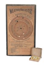 A RARE PRINTED CARD ‘WEATHER FORECASTER’ CALCULATOR