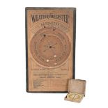 A RARE PRINTED CARD ‘WEATHER FORECASTER’ CALCULATOR