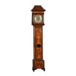 A WILLIAM III WALNUT AND FLORAL MARQUETRY EIGHT-DAY LONGCASE CLOCK