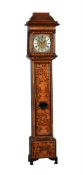 A WILLIAM III WALNUT AND FLORAL MARQUETRY EIGHT-DAY LONGCASE CLOCK
