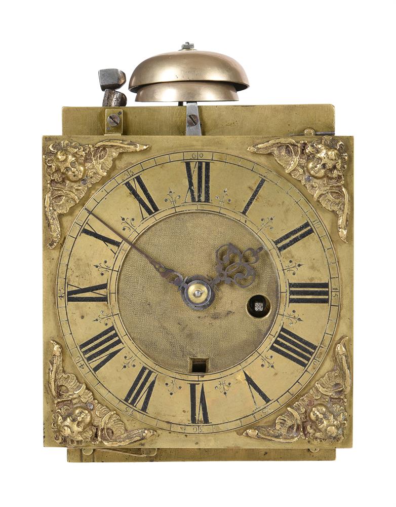 Y A FINE WILLIAM AND MARY EBONY TABLE CLOCK WITH SILENT PULL-QUARTER REPEAT ON TWO BELLS - Image 3 of 7