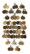 A COLLECTION OF EIGHT-DAY LONGCASE CLOCK PULLEYS