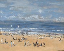 λ CAMPBELL ARCHIBALD MELLON (BRITISH 1876-1955), FIGURES ON THE BEACH