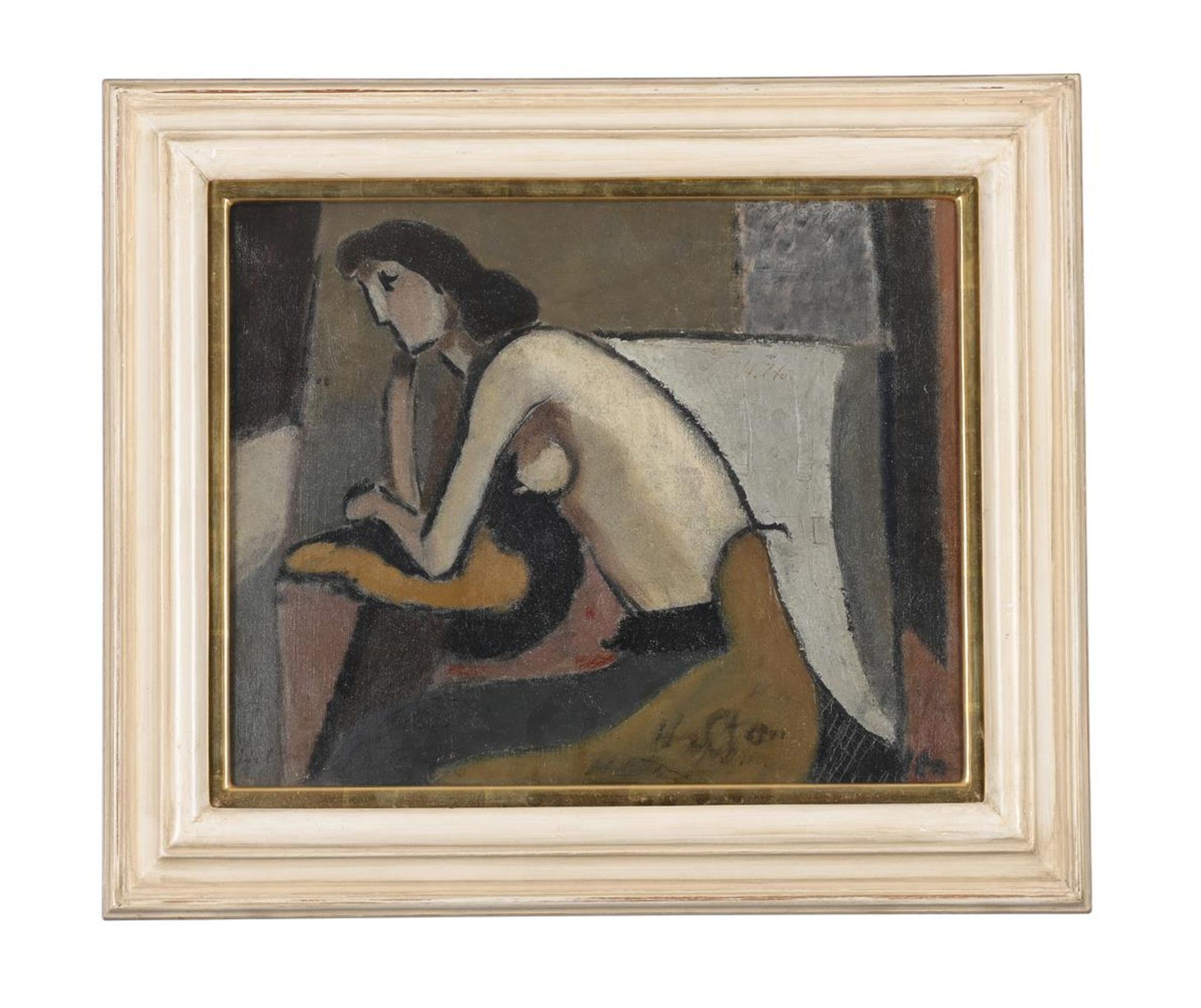 λ ROGER HILTON (BRITISH 1911-1975), SEATED NUDE - Image 2 of 3