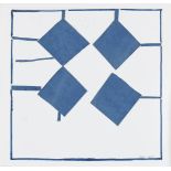 λ SANDRA BLOW (BRITISH 1925-2006), UNTITLED (FOUR BLUE DIAMONDS)