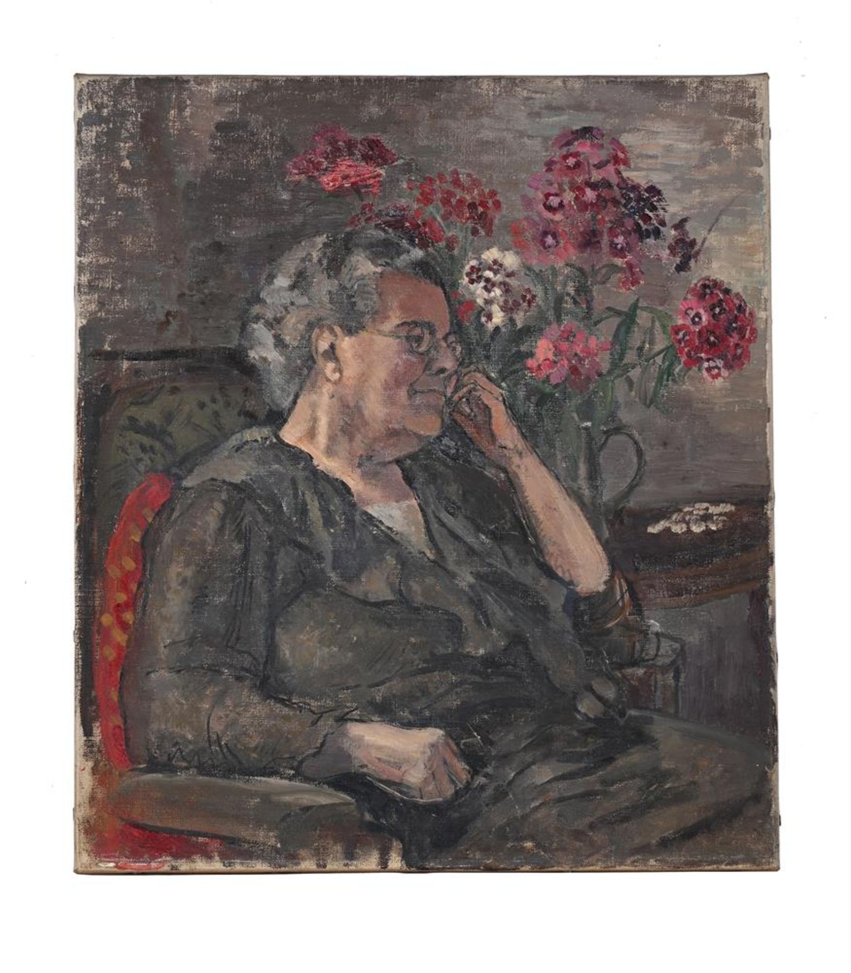 MARION RICHARDSON (BRITISH 1892-1946), MARION RICHARDSON'S MOTHER, ELLEN RICHARDSON, (NÉE DYER) - Image 2 of 3