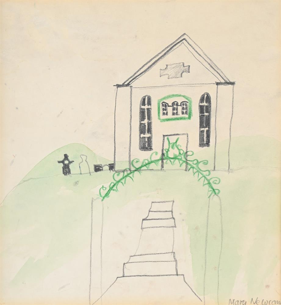 λ MARY NEWCOMB (BRITISH 1922-2008), STUDY OF A CHURCH