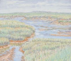 MARION RICHARDSON (BRITISH 1892-1946), BURNHAM MARSH, SCOLT HEAD, NORFOLK