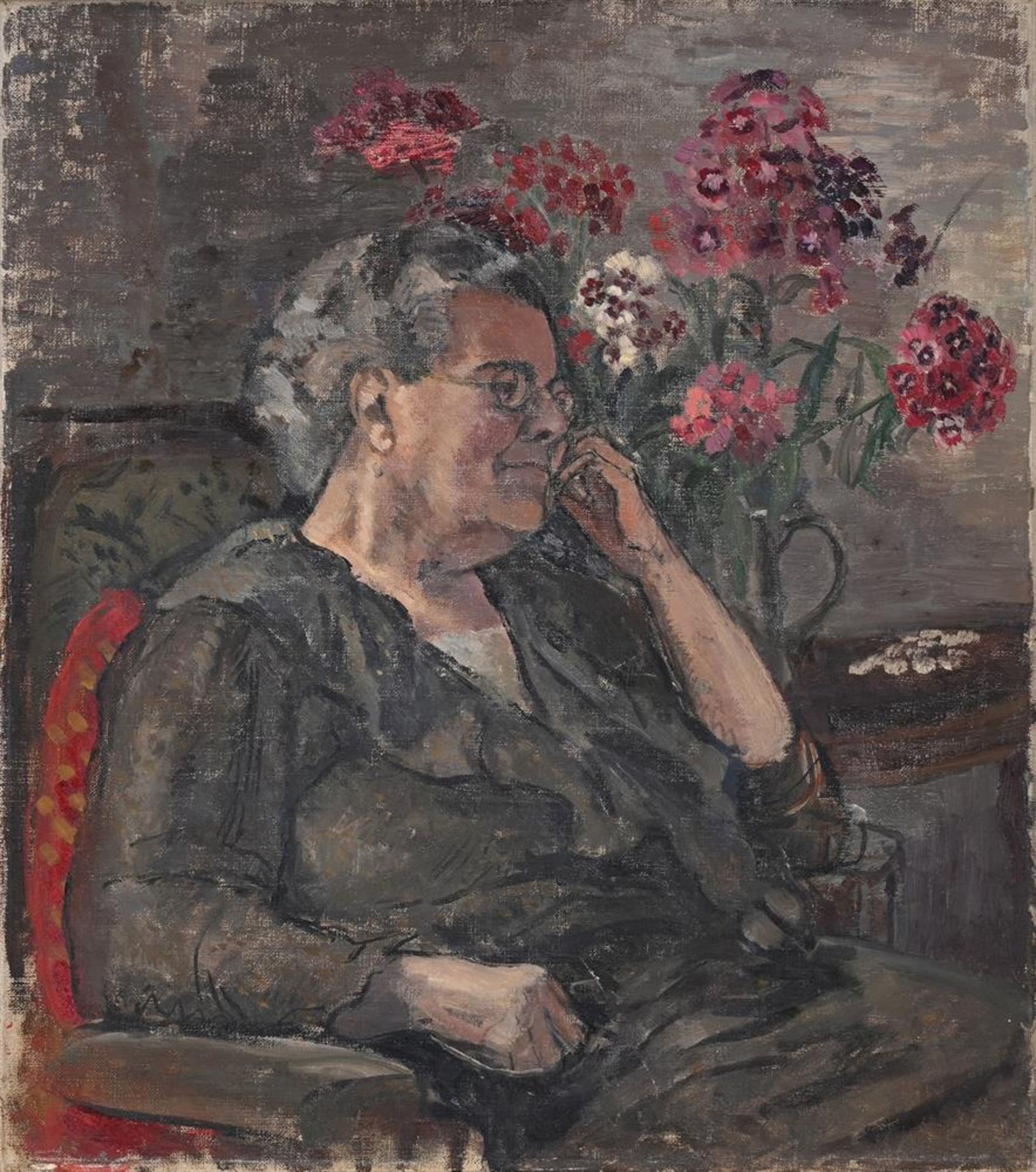 MARION RICHARDSON (BRITISH 1892-1946), MARION RICHARDSON'S MOTHER, ELLEN RICHARDSON, (NÉE DYER)