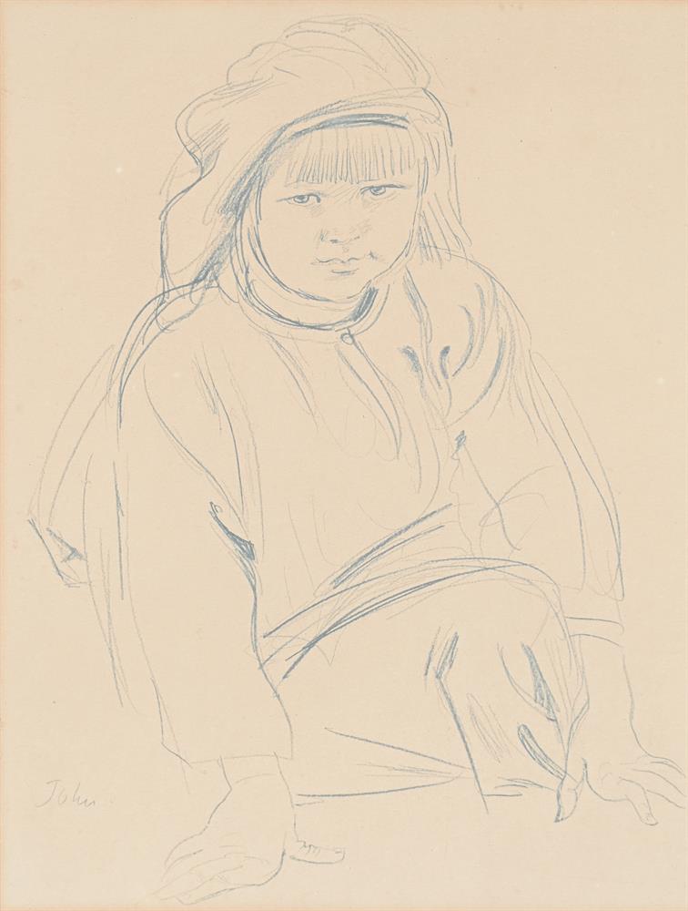 λ AUGUSTUS JOHN (BRITISH 1878-1961), ROMILLY SITTING